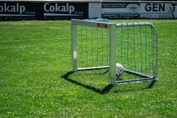 Minitor (Streetball) 1,20 x 0,80 m, vollverschweißt , freistehend, EN16579 mit Players Protect 